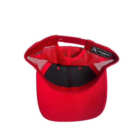 Whiskey Weather Richardson Red Trucker Hat Adjustable Strap - Picture 5 of 7